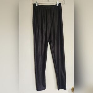 PrettyLittleThing Black Faux Leather Leggings NWOT Size 6